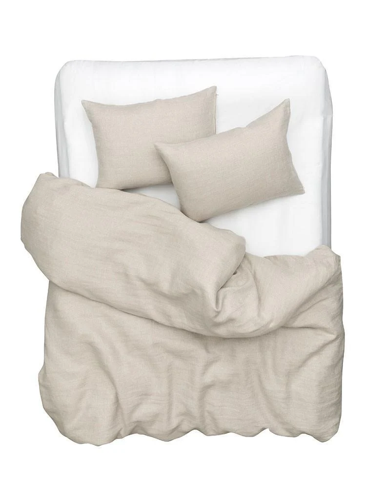 Linen Bedding Panama in Sand Color