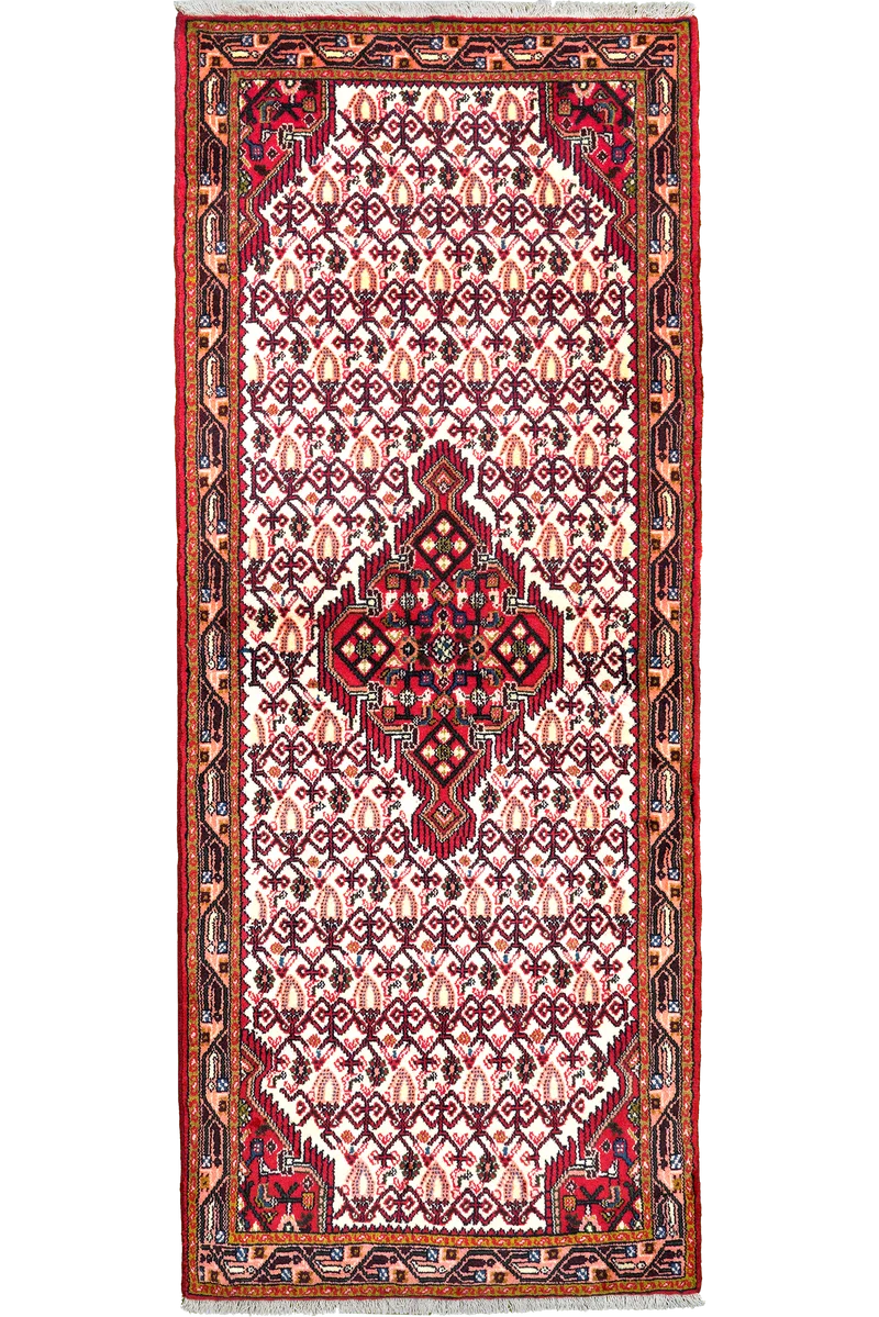 Assadabad · Handgeknüpft – Beige, 193x78 cm
