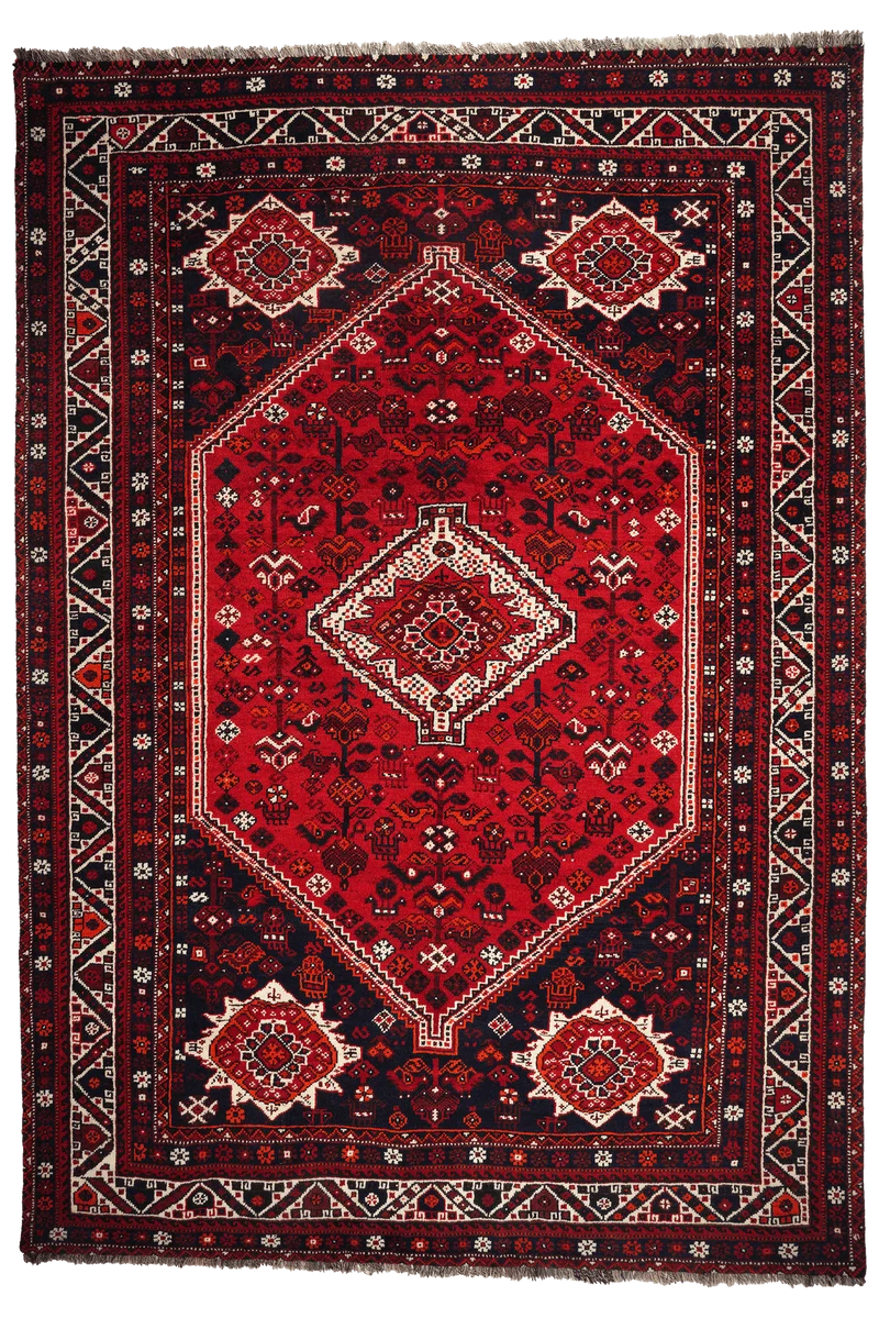 Gashgai · Handgeknüpft – Rot, 294x205 cm