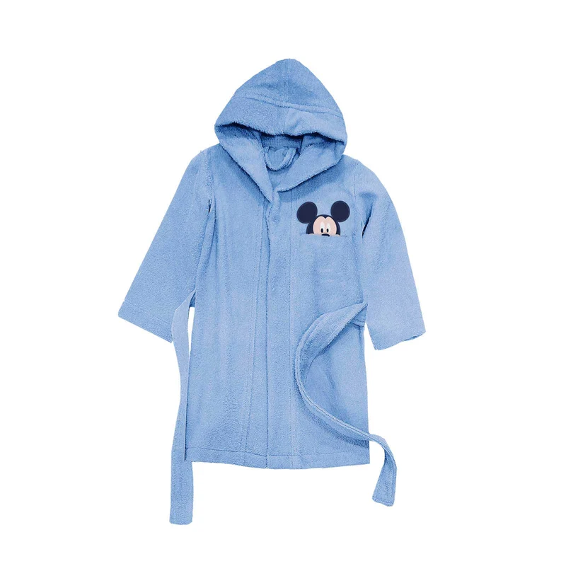 Accappatoio con Cappuccio in Cotone Mickey-forever Disney Ragazzo