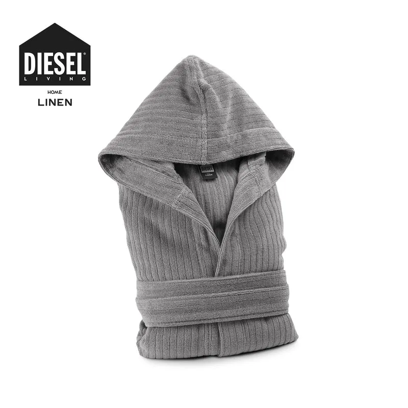 Accappatoio con Cappuccio solid diesel in Cotone 380 gr/mq