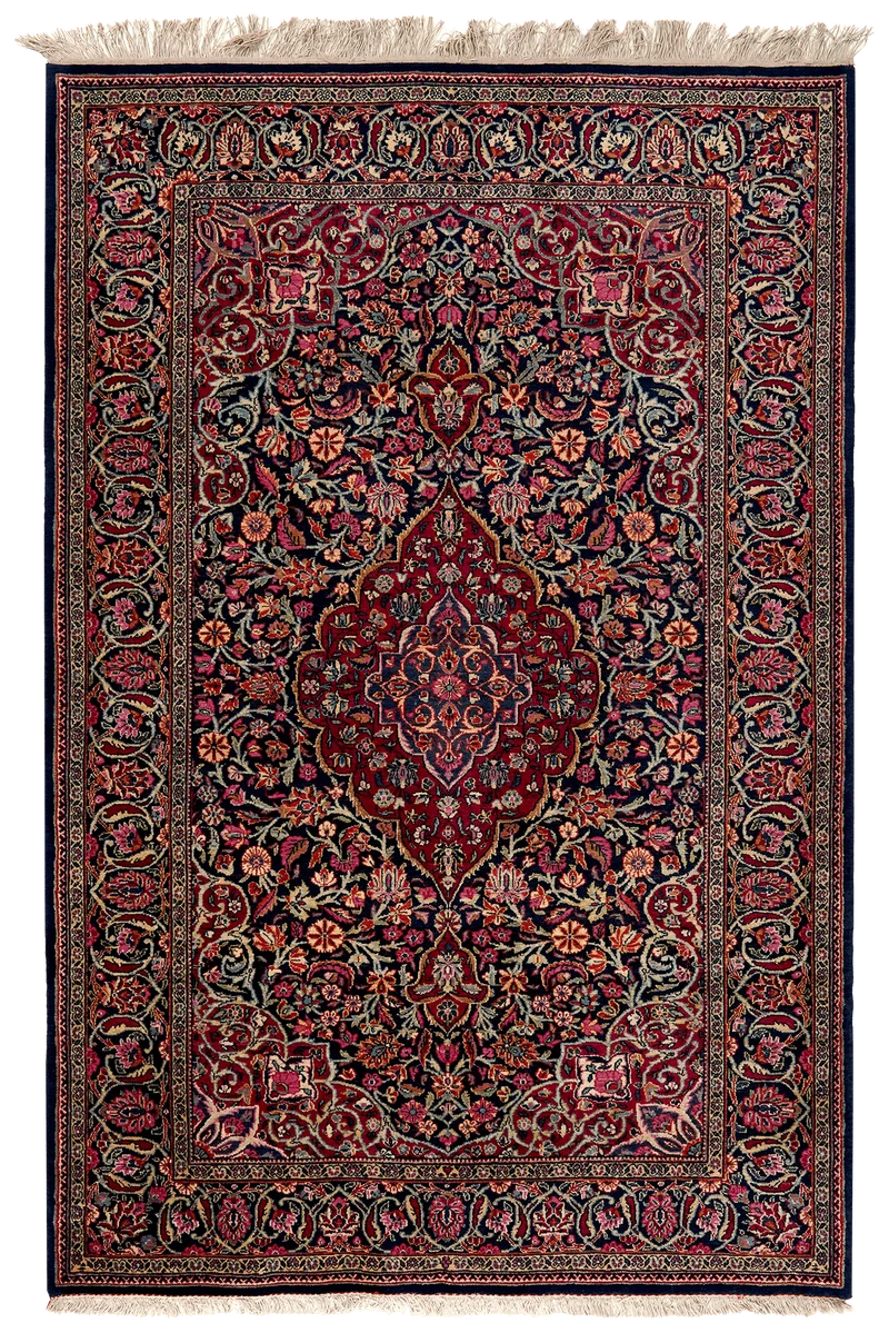 Kashan · Handgeknüpft – Beige, 200x134 cm