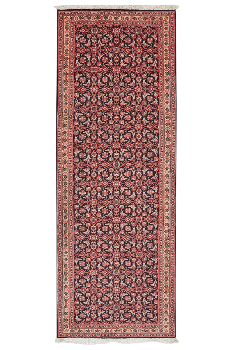 Tabriz 50 Raj · Handgeknüpft – Blau, 189x70 cm