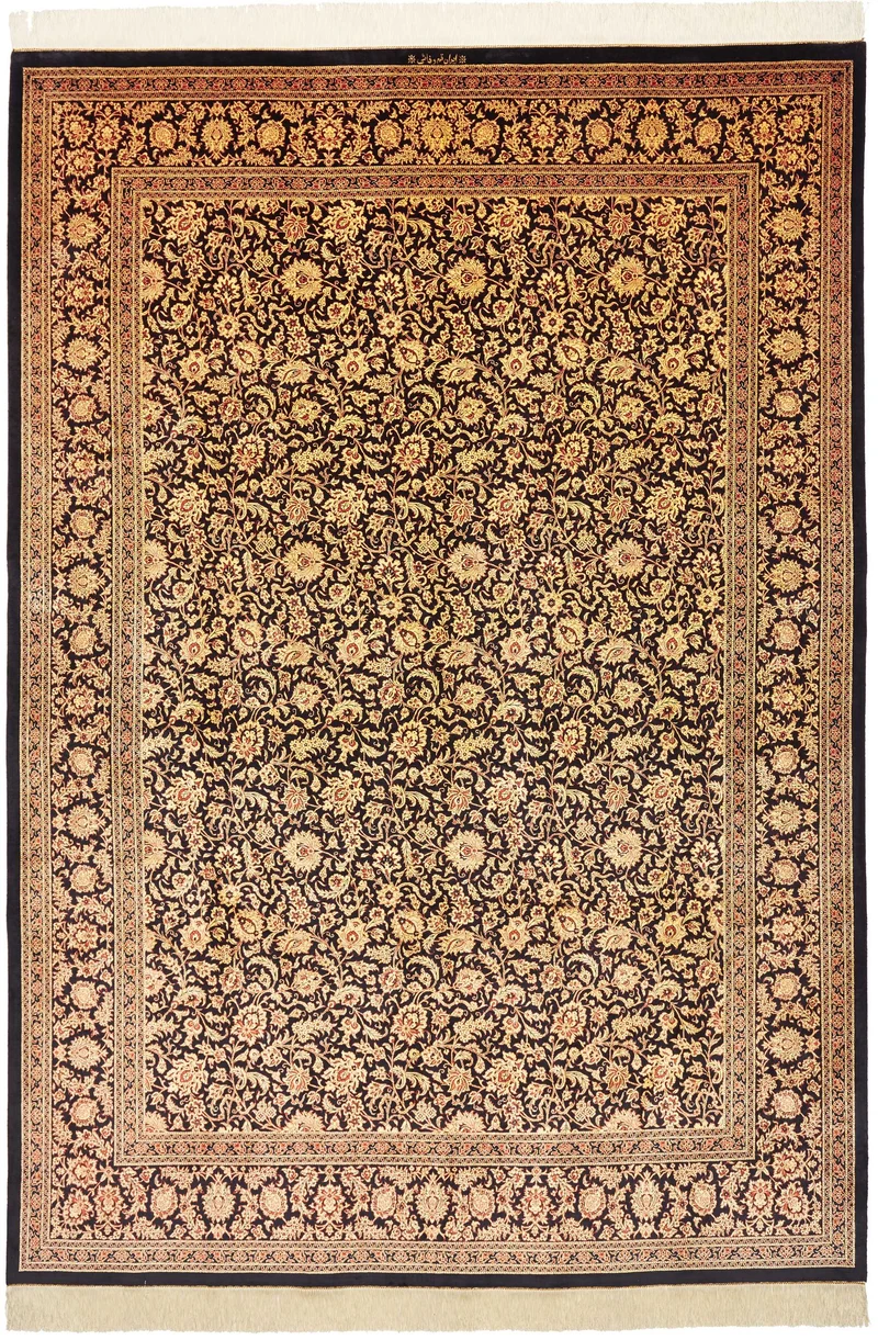 Ghom aus reiner Seide | 291 x 200 cm | Nr. 12-481365