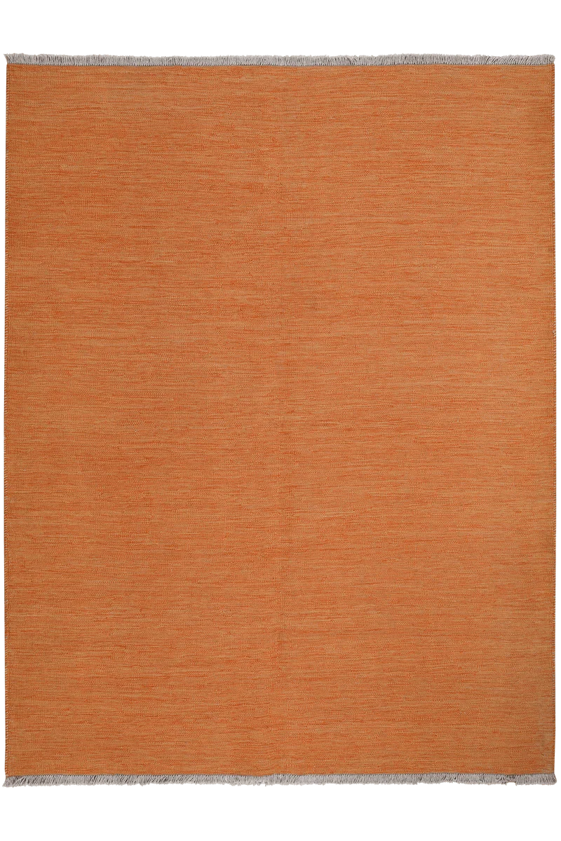Kelim Gashgai · Handgewebt – Orange, 198x151 cm