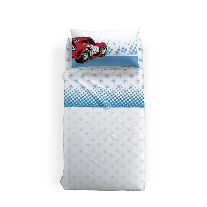 Completo Lenzuola in Cotone Cars 95 Cartoons Ragazzo