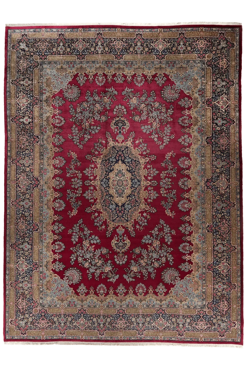 Ravar · Handgeknüpft – Rot, 366x275 cm