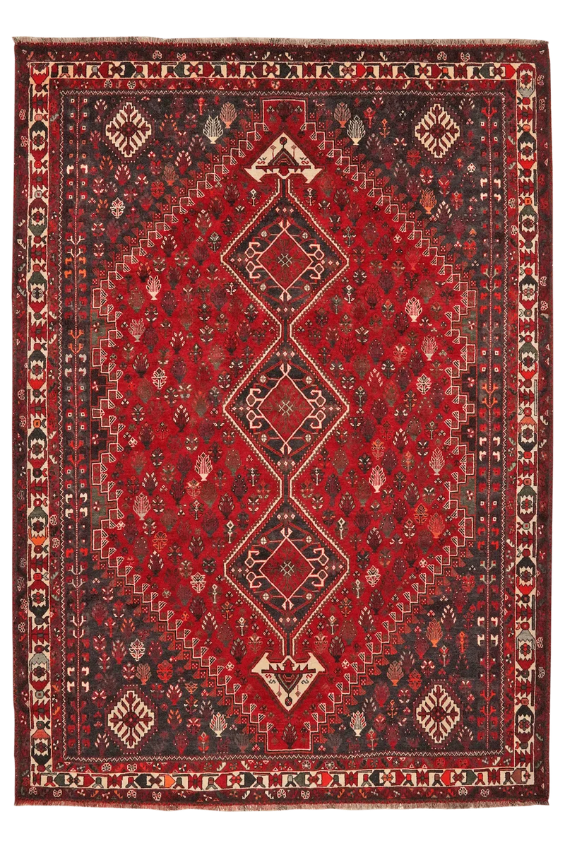 Gashgai · Handgeknüpft – Rot, 323x230 cm
