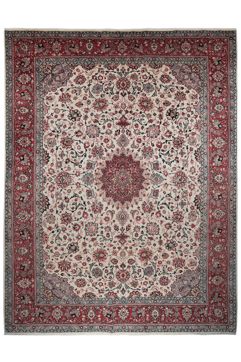 Sarough · Handgeknüpft – Beige, 367x275 cm