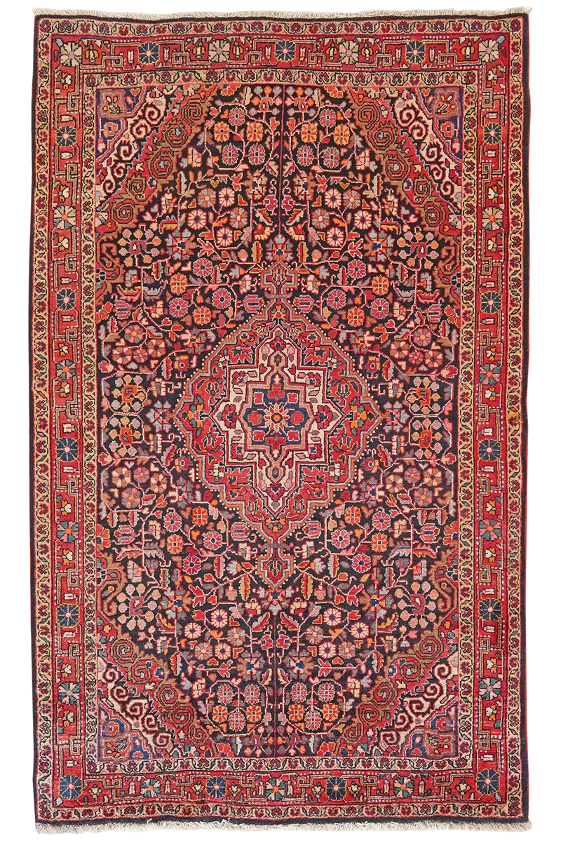 Malayer · Handgeknüpft – Rot, 205x127 cm