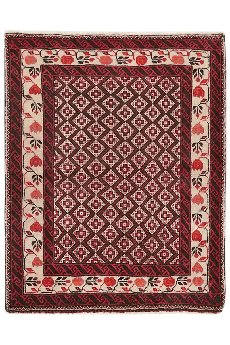 Belutch · Handgeknüpft – Bunt, 84x67 cm