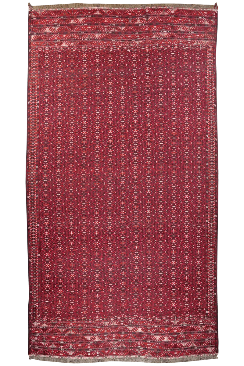 Kelim · Handgewebt – Rot, 435x230 cm