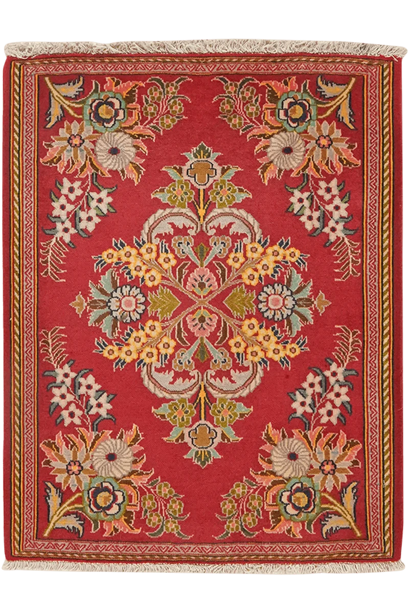Kashan · Handgeknüpft – Rot, 79x61 cm