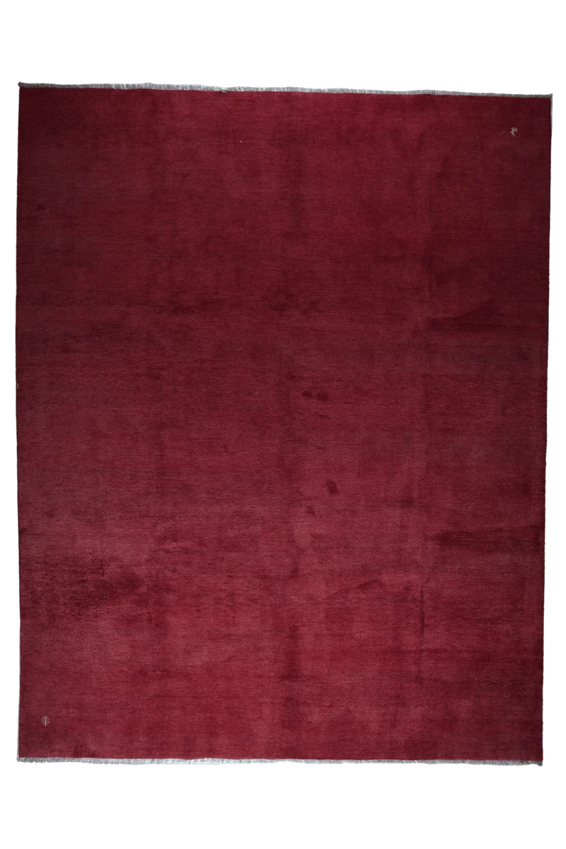 Gabbeh · Handgeknüpft – Rot, 390x301 cm