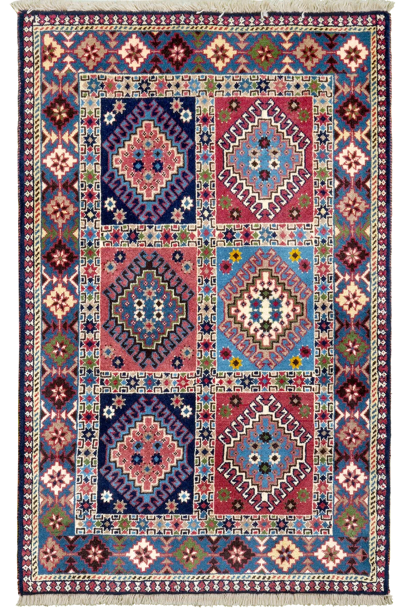 Yalameh · Handgeknüpft – Bunt, 128x81 cm