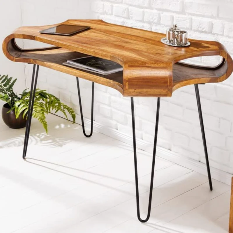 Extravaganter Schreibtisch LIVE-RANIC ca.120cm Palisander-Holz
