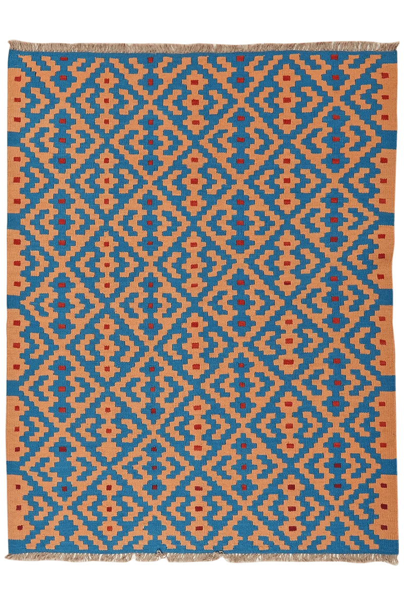 Kelim Gashgai · Handgewebt – Beige, 168x132 cm