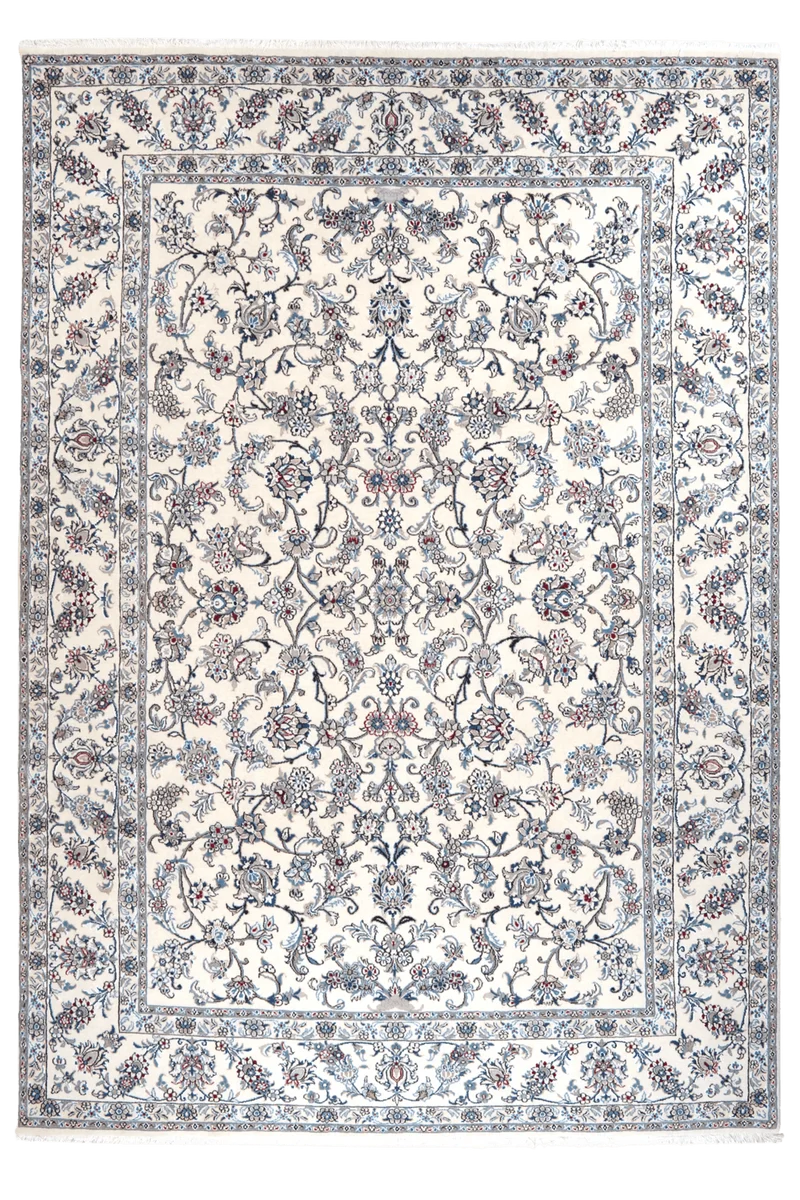 Nain 12La · Handgeknüpft – Beige, 350x245 cm