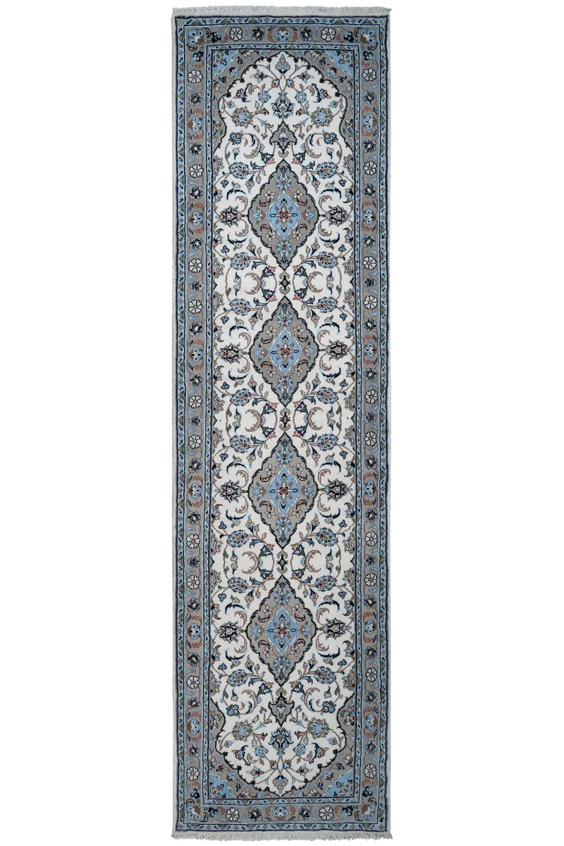 Yazd · Handgeknüpft – Beige, 316x82 cm