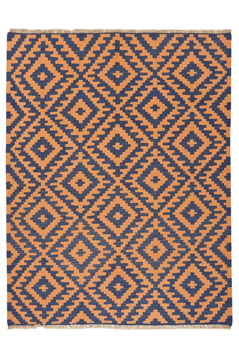 Kelim Gashgai · Handgewebt – Beige, 197x153 cm