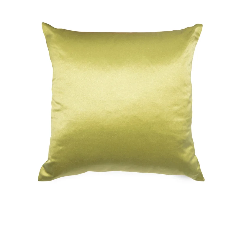 Cuscino arredo in Raso Jacquard Tecnicolor Caleffi Tinta Unita