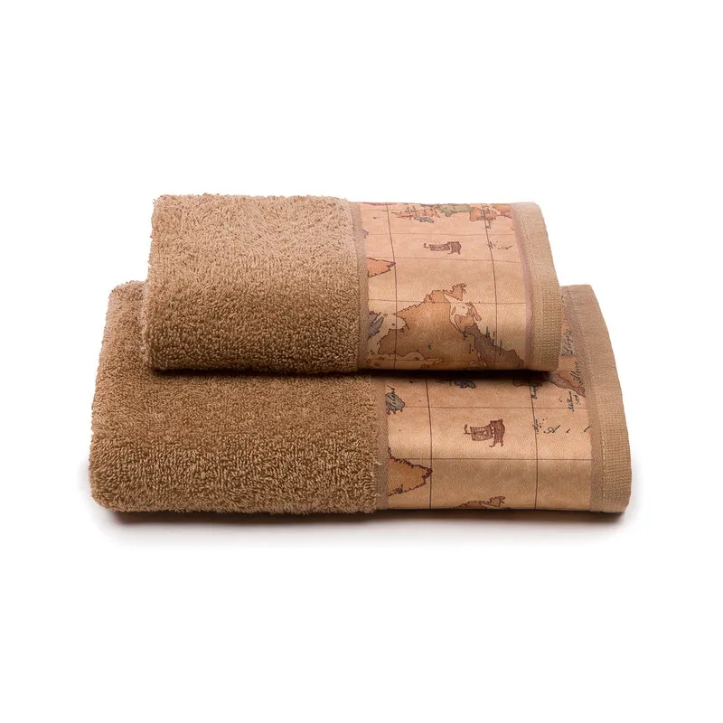 Asciugamano con Ospite Geo Classic in Cotone 480 gr/mq