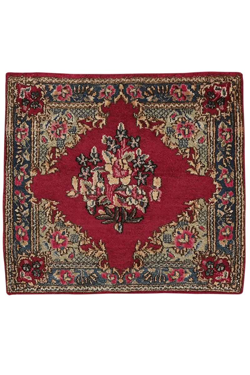 Ravar · Handgeknüpft – Rot, 50x48 cm