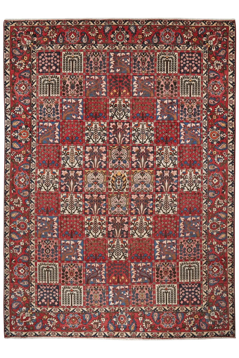 Bakhtiar · Handgeknüpft – Bunt, 366x260 cm