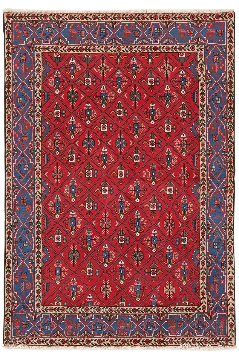 Abadeh · Handgeknüpft – Rot, 152x105 cm