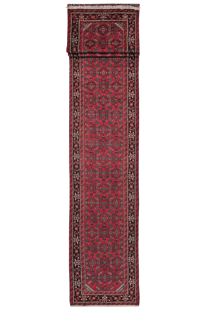 Indjelass · Handgeknüpft – Rot, 614x84 cm
