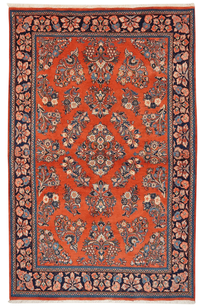 Sarough · Handgeknüpft – Rot, 205x134 cm
