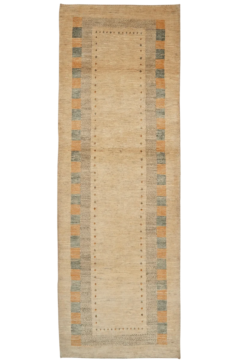 Rizbaf · Handgeknüpft – Beige, 235x80 cm