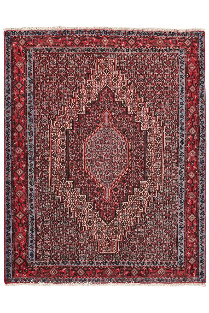 Senneh · Handgeknüpft – Beige, 151x121 cm