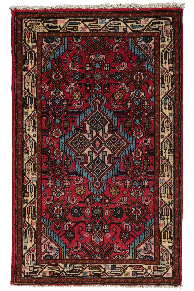 Assadabad · Handgeknüpft – Rot, 129x80 cm