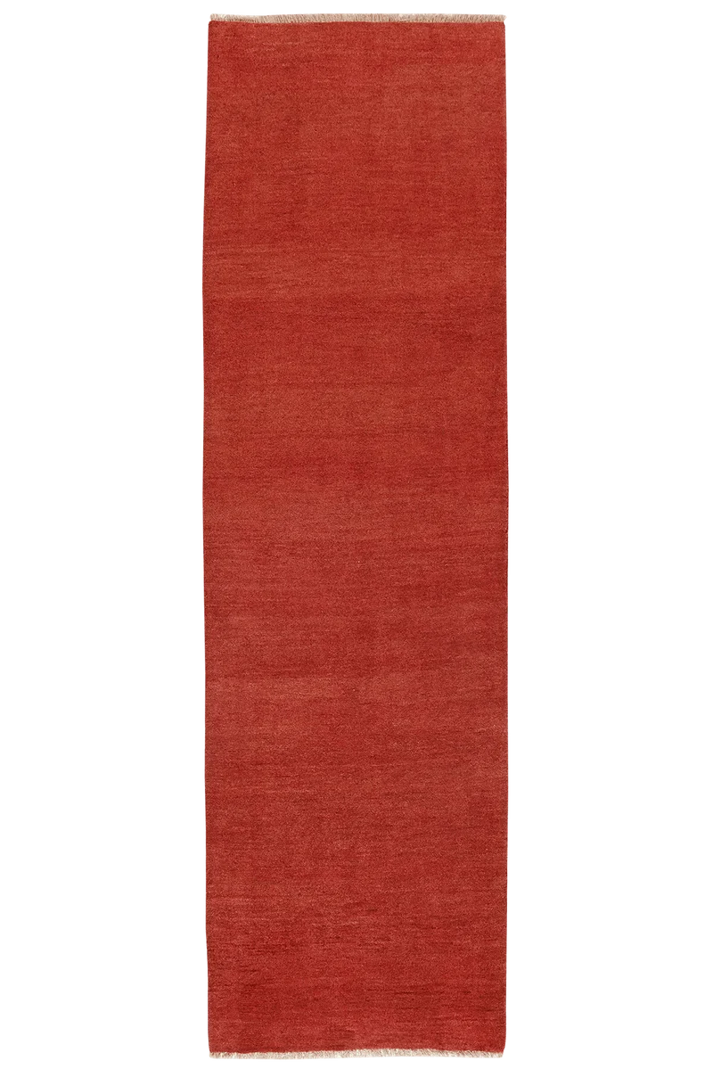 Gabbeh · Handgeknüpft – Rot, 287x85 cm