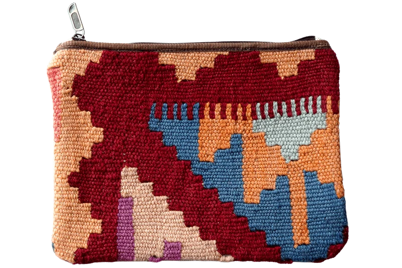 Kelim Bag · Handgefertigt – Bunt, 33x23 cm