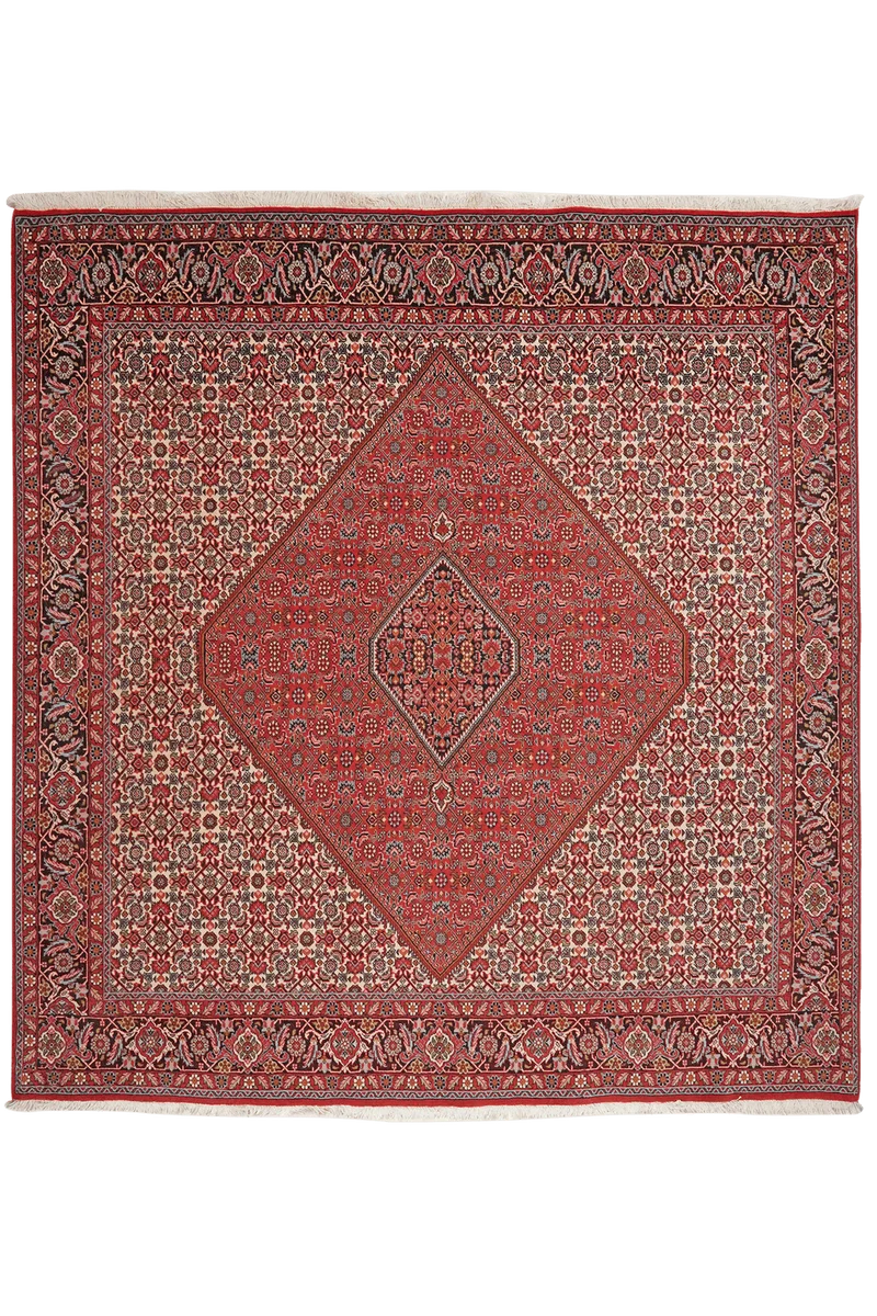 Bidjar Zandjan · Handgeknüpft – Rot, 208x201 cm