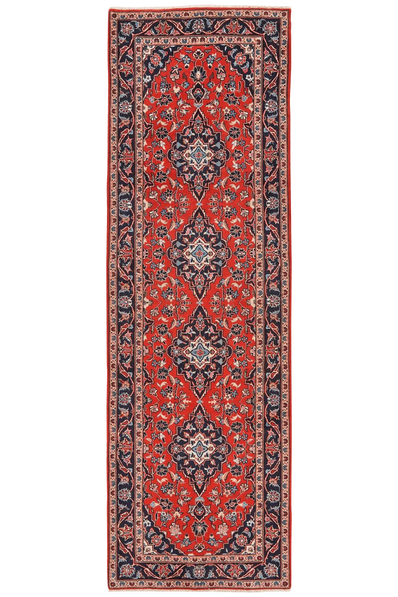 Ardakan · Handgeknüpft – Rot, 318x99 cm