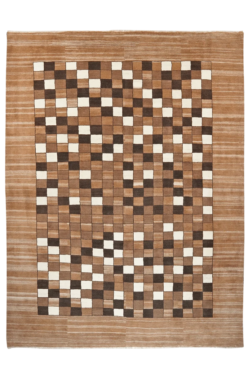 Gabbeh Sonnat · Handgeknüpft – Braun, 330x255 cm