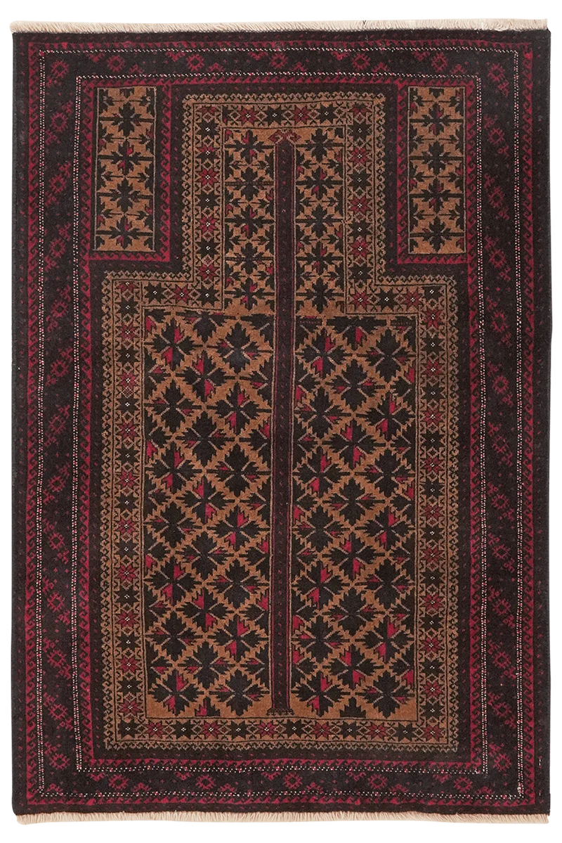 Belutch · Handgeknüpft – Bunt, 134x92 cm