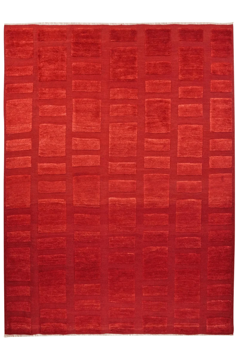 Kelim Gabbeh · Handgewebt – Rot, 323x242 cm