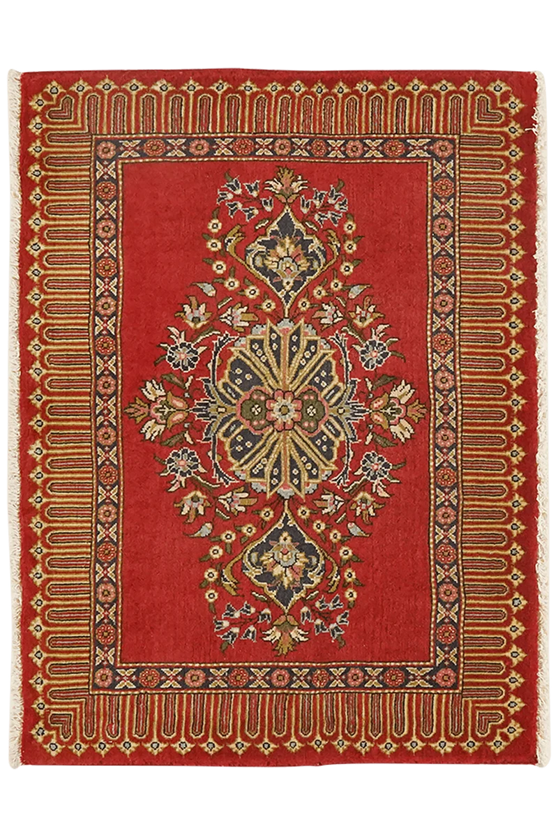 Kashan · Handgeknüpft – Rot, 60x81 cm