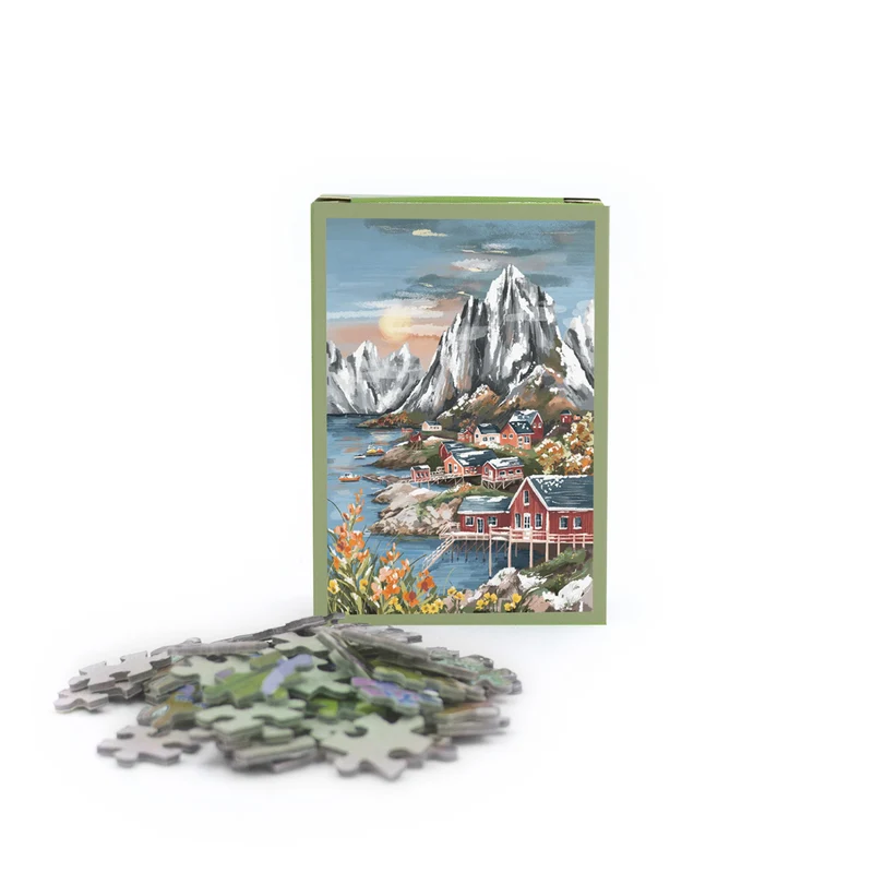 Minipuzzle Norway, 99 Teile