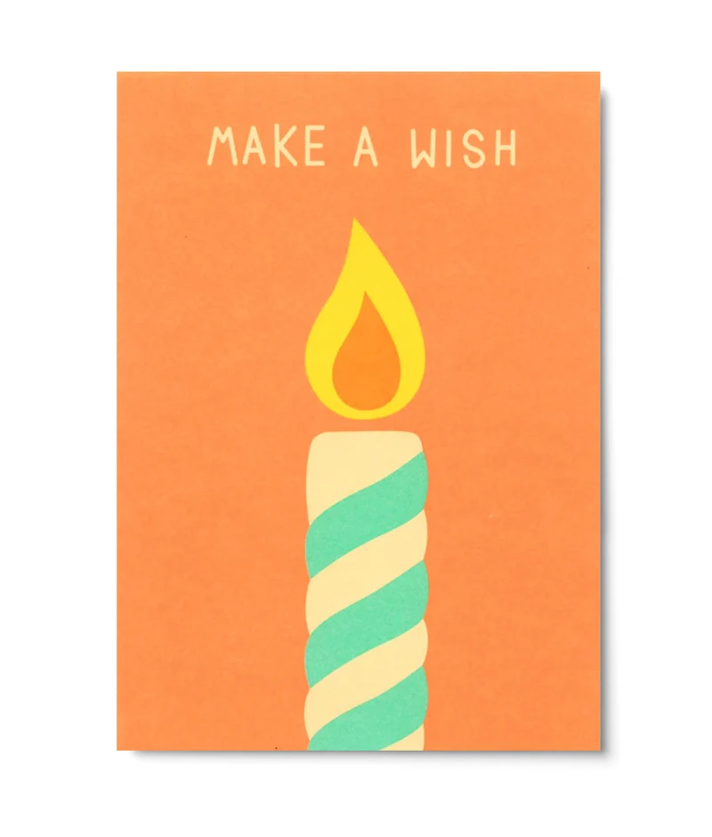 Postkarte Make a wish