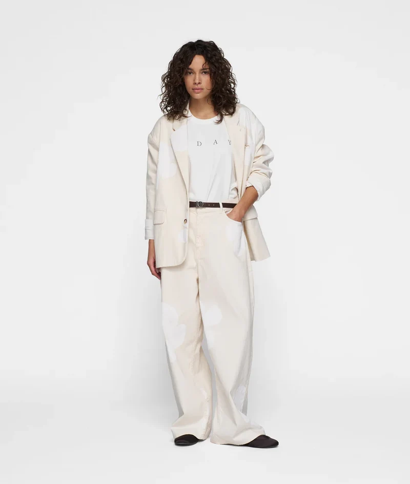 10DAYS AMSTERDAM Wide Legs Pants Flower