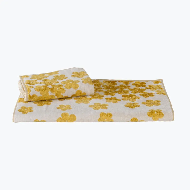 Asciugamano con Ospite urbino gold Moderno in Spugna 500 gr/mq