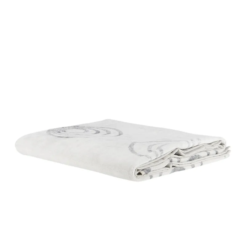 Telo Bagno silver circle Moderno in Spugna 500 gr/mq