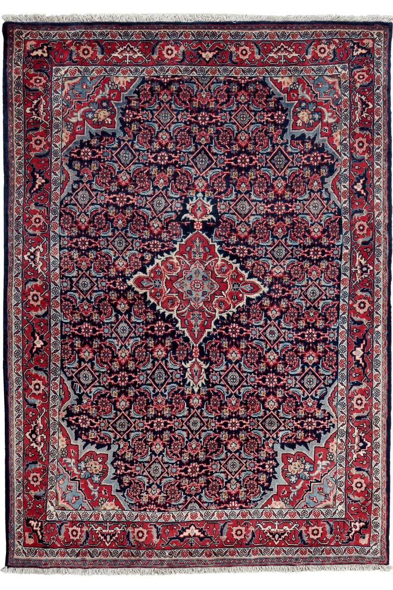 Bidjar Zandjan · Handgeknüpft – Blau, 162x111 cm