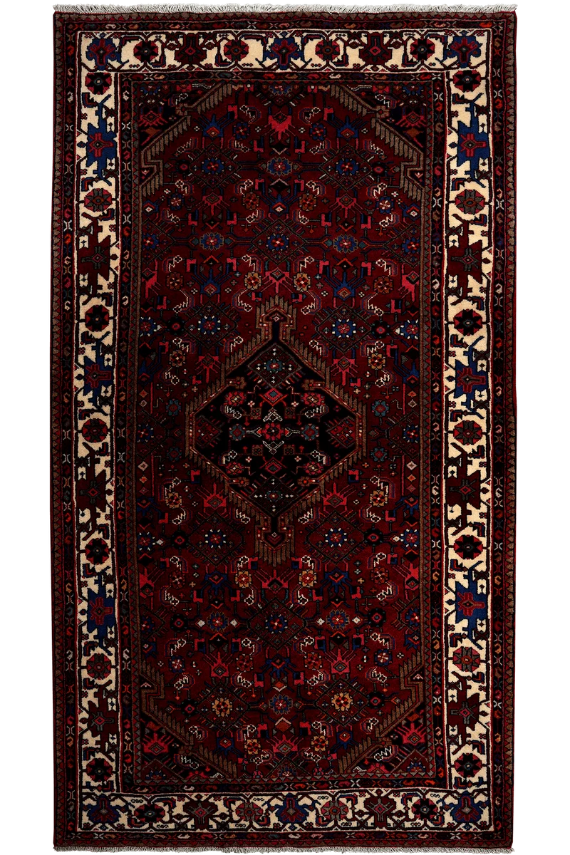 Assadabad · Handgeknüpft – Rot, 248x137 cm