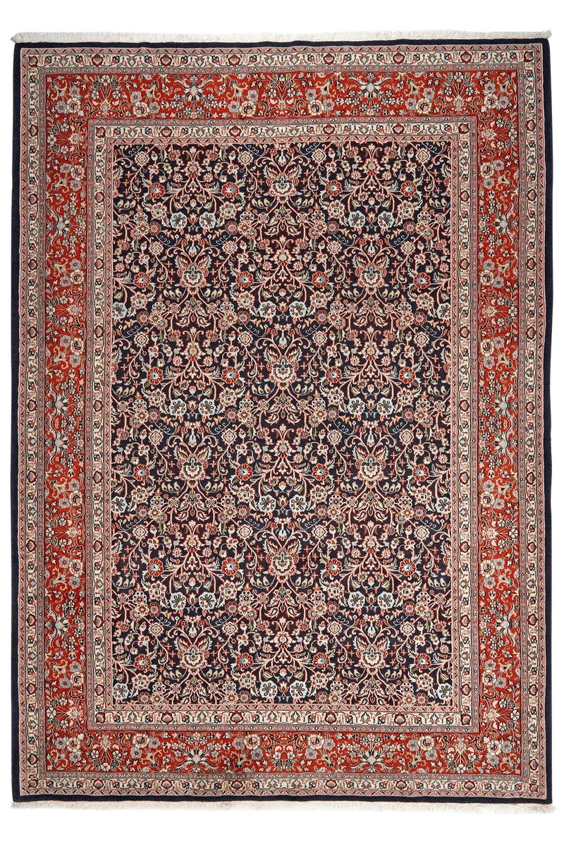 Moud · Handgeknüpft – Blau, 289x206 cm